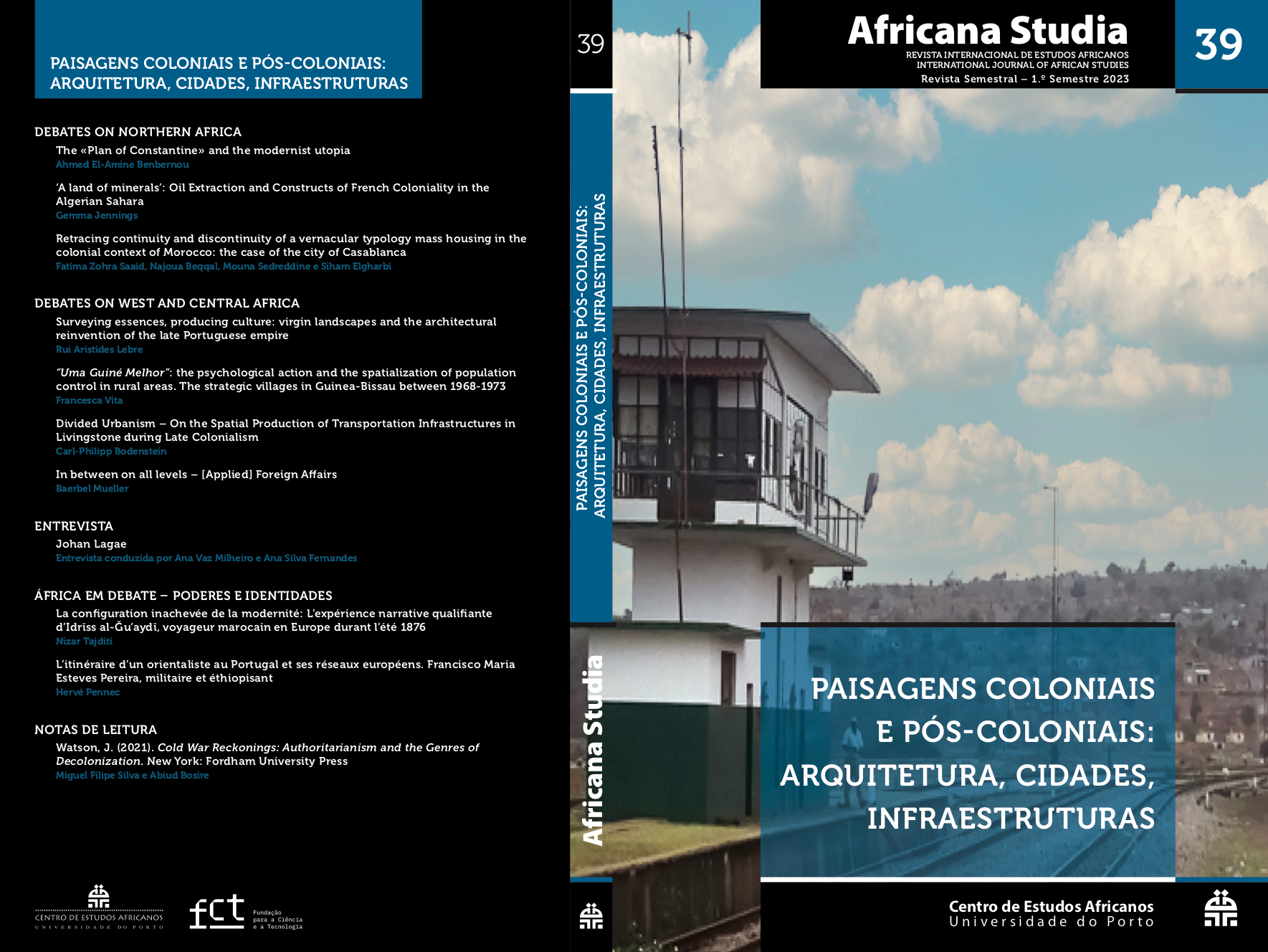 Africana Studia no. 39 – Paisagens coloniais e pós-coloniais: arquitetura, cidades, infraestruturas